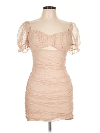 Pre-owned Windsor Cocktail Dress In Tan