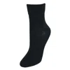 Windsor Collection Women's Rayon From Bamboo Comfort Wide Trouser Slack Sock In Black