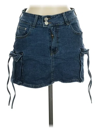 Pre-owned Windsor Denim Skirt In Blue
