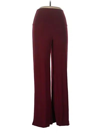 Pre-owned Windsor Dress Pants In Burgundy