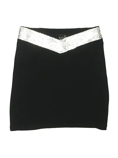 Pre-owned Windsor Formal Skirt In Black