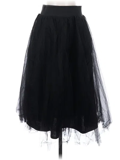 Pre-owned Windsor Formal Skirt In Black