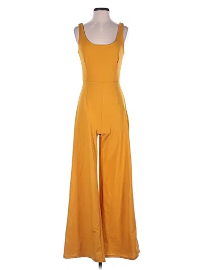 Pre-owned Windsor Jumpsuit In Yellow