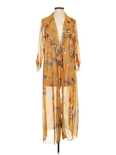 Pre-owned Windsor Kimono In Gold