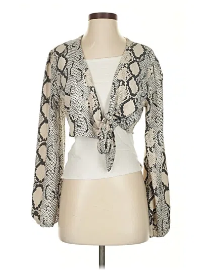 Pre-owned Windsor Kimono In Silver