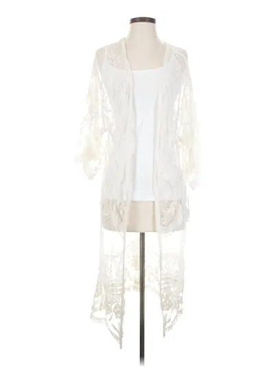 Pre-owned Windsor Kimono In White