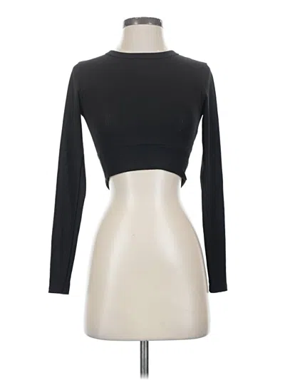 Pre-owned Windsor Long Sleeve Top Black Turtleneck Tops