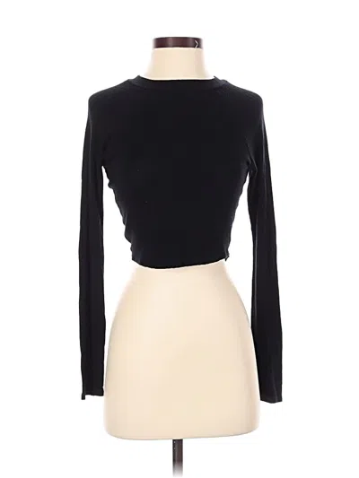 Pre-owned Windsor Long Sleeve Top Black Turtleneck Tops