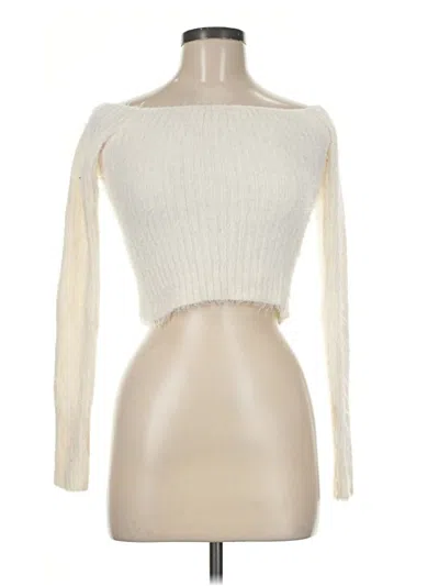 Pre-owned Windsor Long Sleeve T-shirt In Ivory