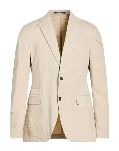 Windsor . Man Blazer Beige Size 42 Cotton, Elastane In Neutral