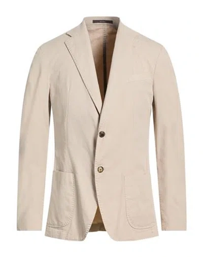 Windsor . Man Blazer Beige Size 46 Cotton, Elastane In Pink