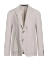 Windsor . Man Blazer Beige Size 46 Linen, Lyocell, Elastane In Brown