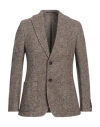 Windsor . Man Blazer Camel Size 38 Virgin Wool, Polyamide