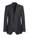 Windsor . Man Blazer Charcoal Size 42 Virgin Wool In Black