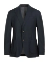 Windsor . Man Blazer Midnight Blue Size 40 Virgin Wool In Black