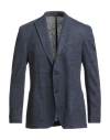 Windsor . Man Blazer Navy Size 44 Linen, Cotton In Blue
