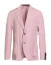 Windsor . Man Blazer Pink Size 36 Linen, Lyocell, Elastane