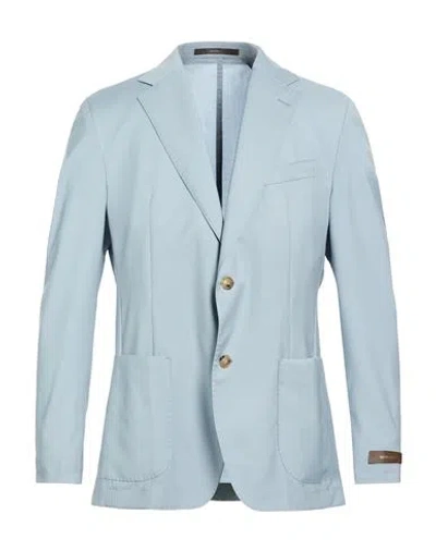 Windsor . Man Blazer Sky Blue Size 44 Virgin Wool
