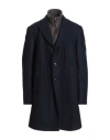Windsor . Man Coat Midnight Blue Size 48 Wool, Polyamide, Cashmere, Viscose In Black