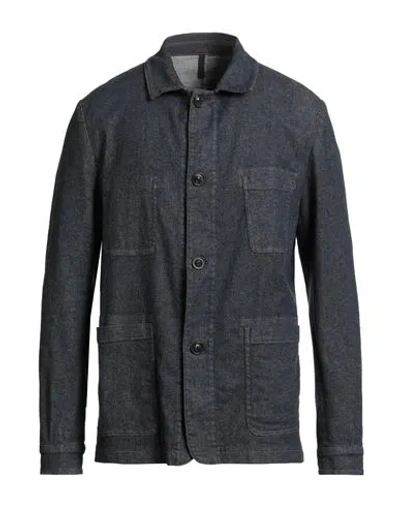 Windsor . Man Denim Outerwear Blue Size 42 Cotton, Elastane