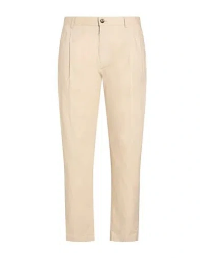 Windsor . Man Pants Beige Size 32 Cotton, Elastane In Neutral