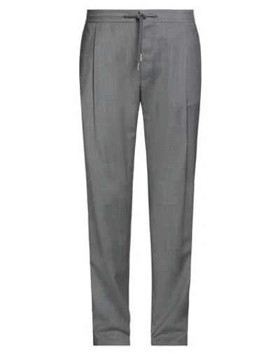 Windsor . Man Pants Grey Size 40 Virgin Wool In Gray