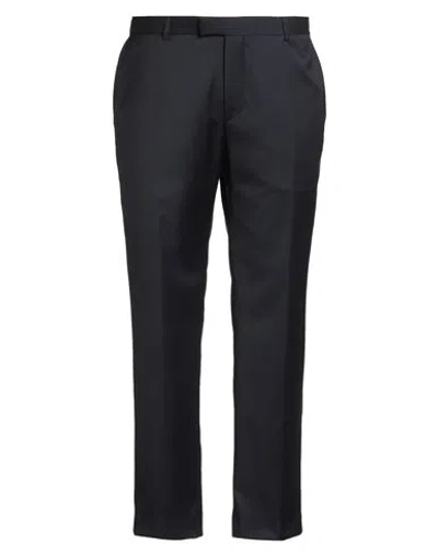 Windsor . Man Pants Midnight Blue Size 38s Virgin Wool In Black