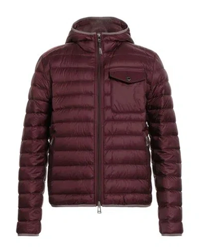 Windsor . Man Puffer Burgundy Size 46 Nylon In Red