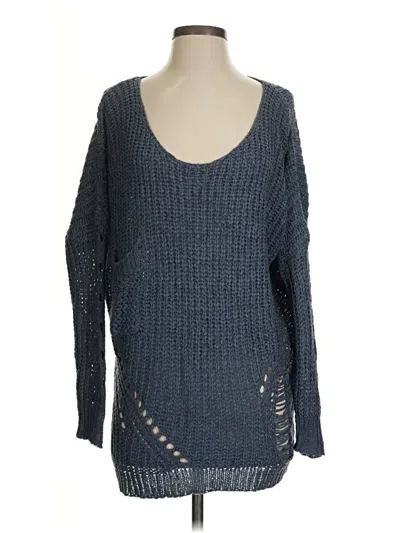 Pre-owned Windsor Pullover Sweater In Blue