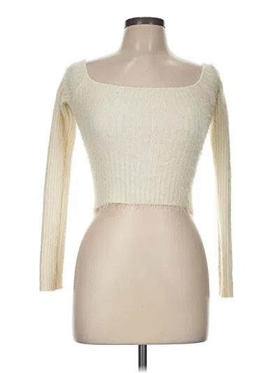 Pre-owned Windsor Pullover Sweater In Ivory
