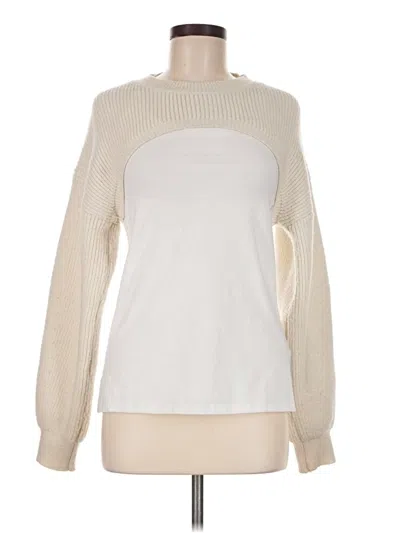 Pre-owned Windsor Pullover Sweater In Ivory