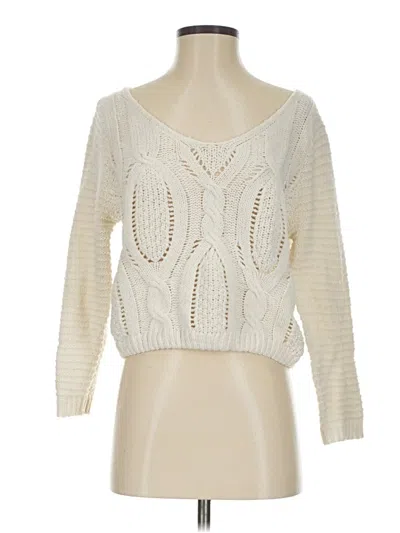 Pre-owned Windsor Pullover Sweater In Ivory