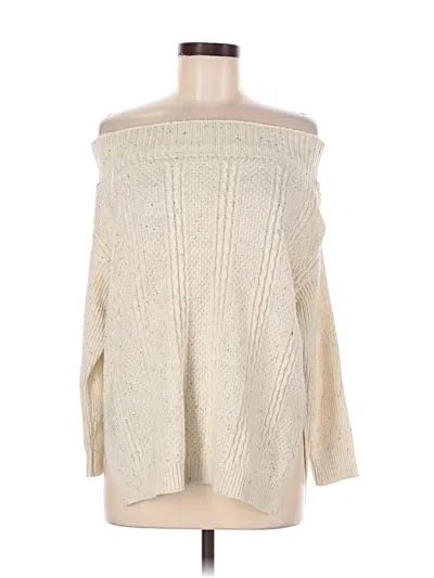 Pre-owned Windsor Pullover Sweater In Ivory