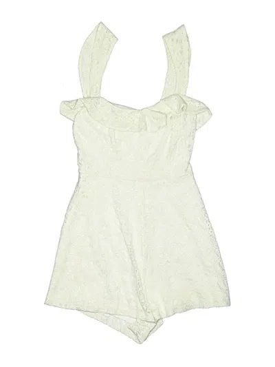 Pre-owned Windsor Romper In Ivory