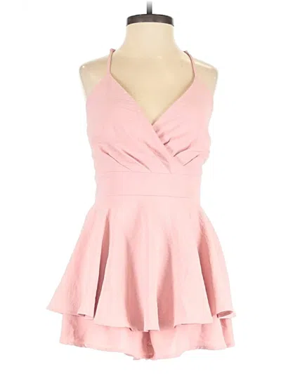 Pre-owned Windsor Romper In Pink
