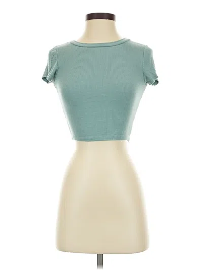 Pre-owned Windsor Short Sleeve Turtleneck In Blue