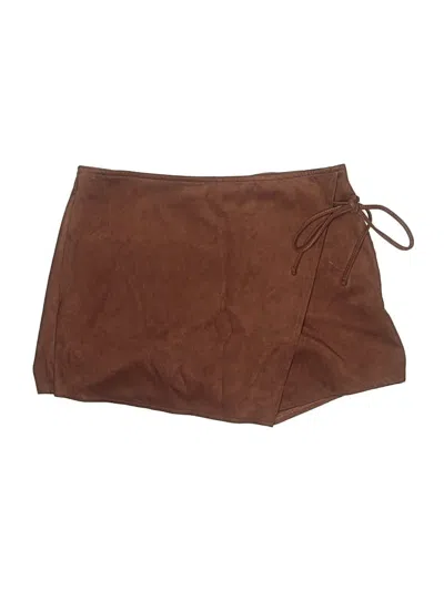 Pre-owned Windsor Skort In Brown