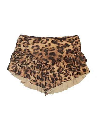 Pre-owned Windsor Skort In Brown