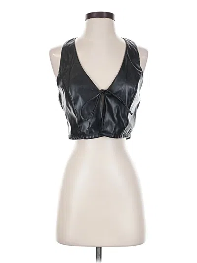 Pre-owned Windsor Sleeveless Blouse In Black