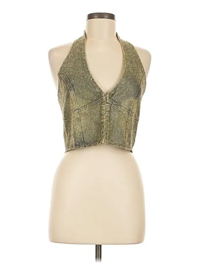Pre-owned Windsor Sleeveless Blouse In Green