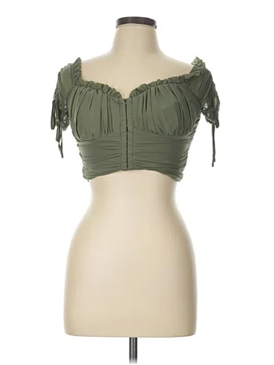 Pre-owned Windsor Sleeveless Blouse In Green