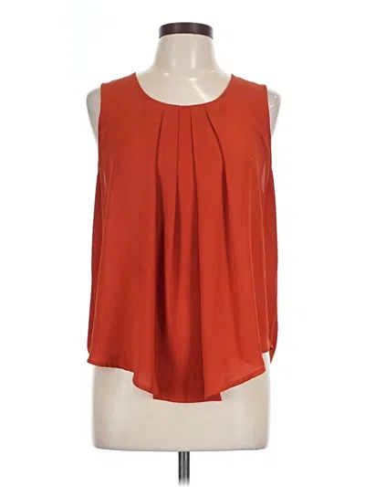 Pre-owned Windsor Sleeveless Blouse In Orange