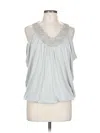 Windsor Sleeveless Blouse In Silver