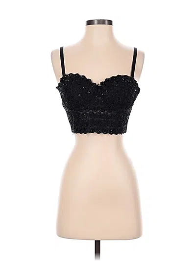 Pre-owned Windsor Sleeveless Top Black Sweetheart Neckline Tops