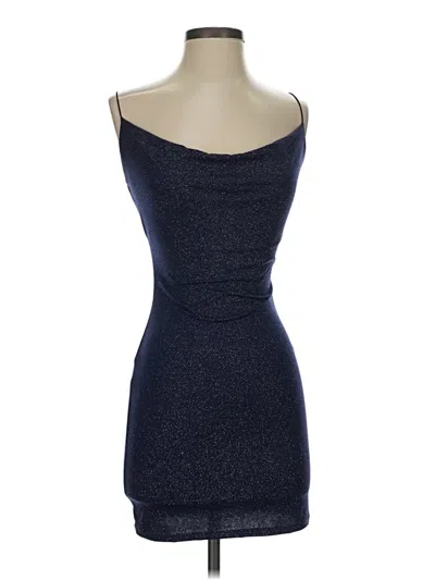 Pre-owned Windsor Sleeveless Top Blue Strapless Neckline Tops