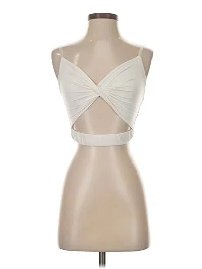 Pre-owned Windsor Sleeveless Top Ivory Strapless Neckline Tops