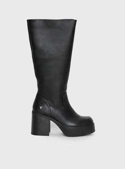 Windsor Smith Nowhere Boots In Black