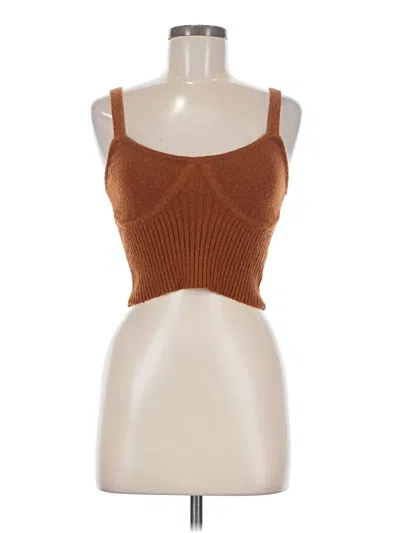 Pre-owned Windsor Sweater Vest In Brown