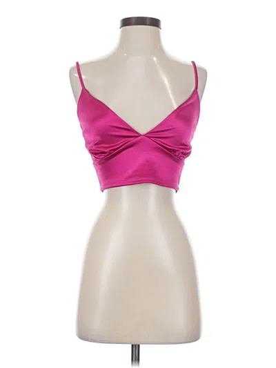 Pre-owned Windsor Tank Top Pink Strapless Neckline Tops