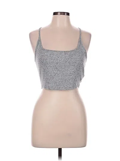 Pre-owned Windsor Tank Top Silver Halter Neckline Tops